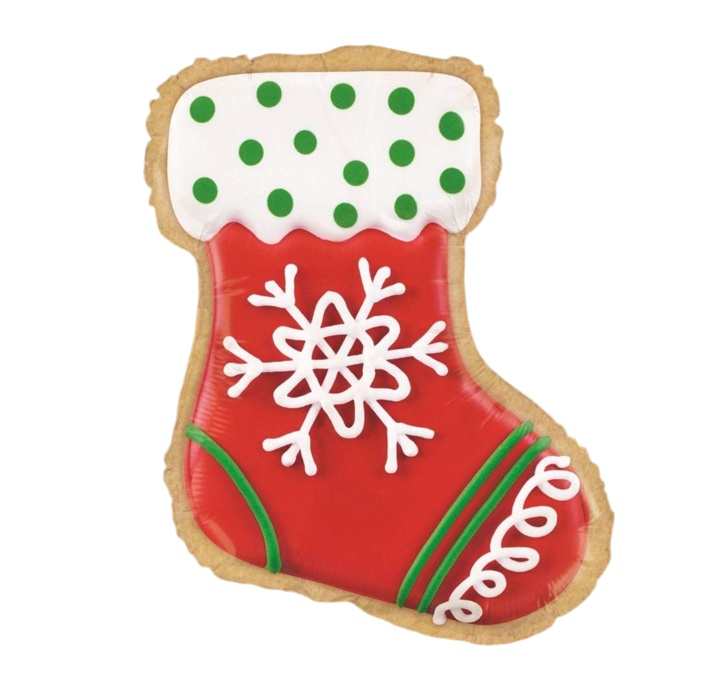 Christmas sock cookie