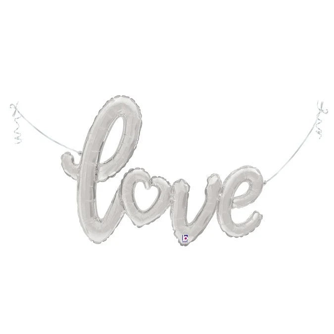Love lettering rose