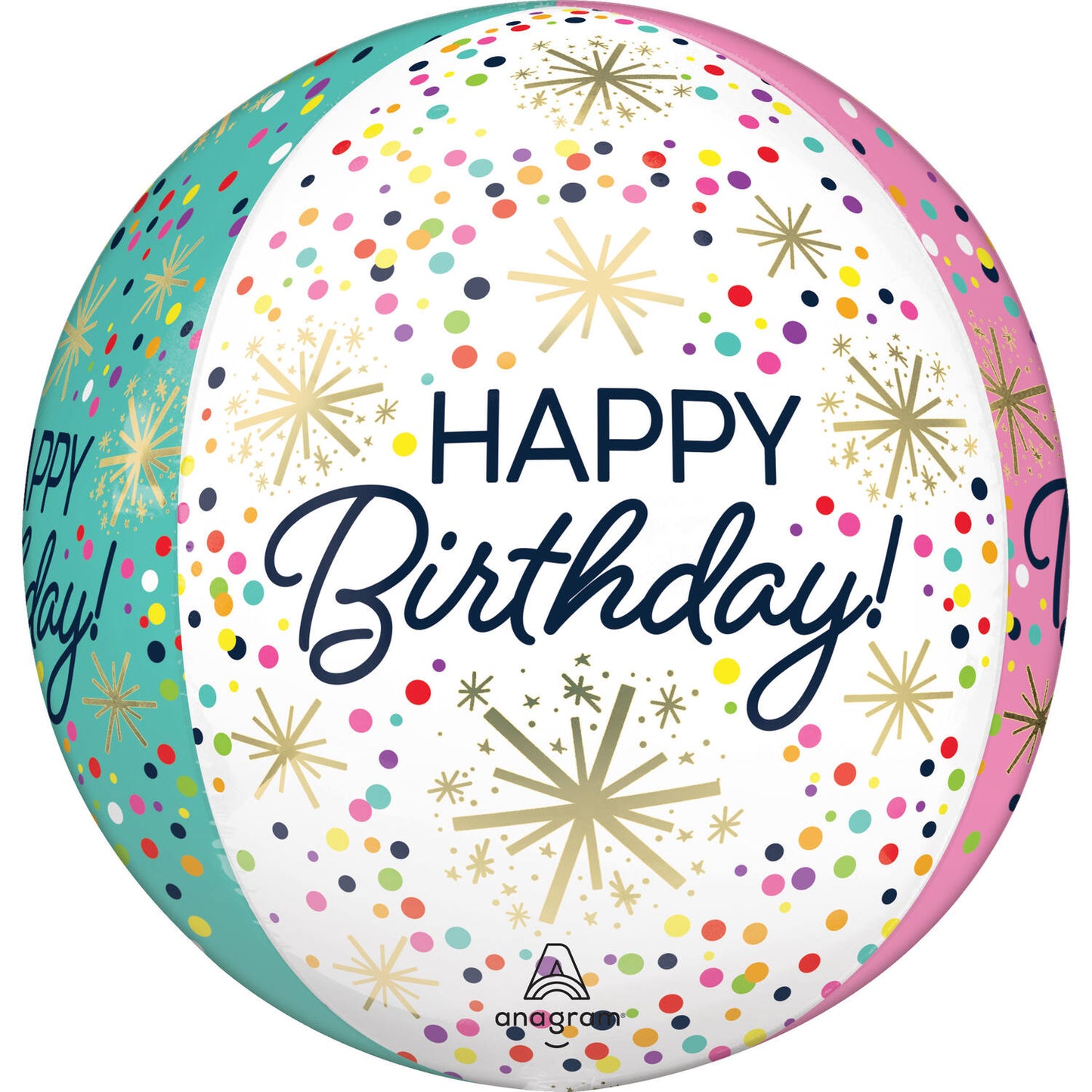 Orbz Happy Birthday Konfetti Sparkle