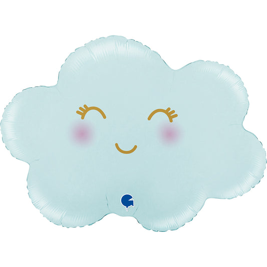 Wolke pastellblau