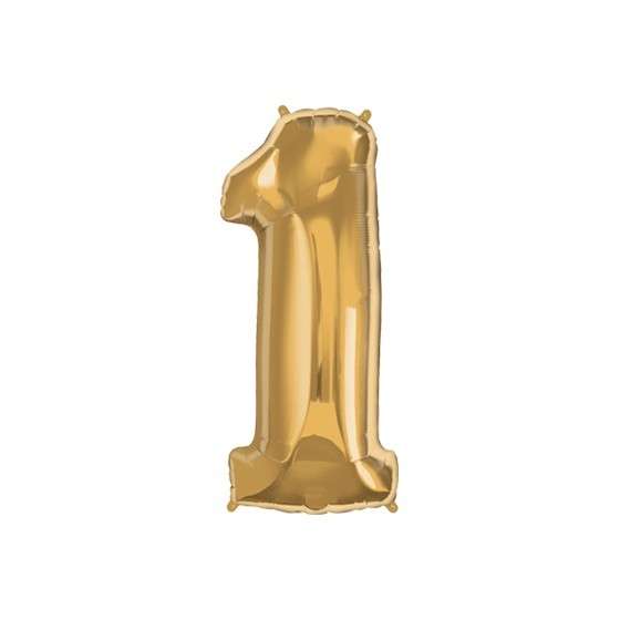 Zahlen groß gold