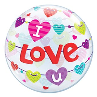 Bubble I Love You Banner