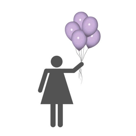 Pastel balloon lavender