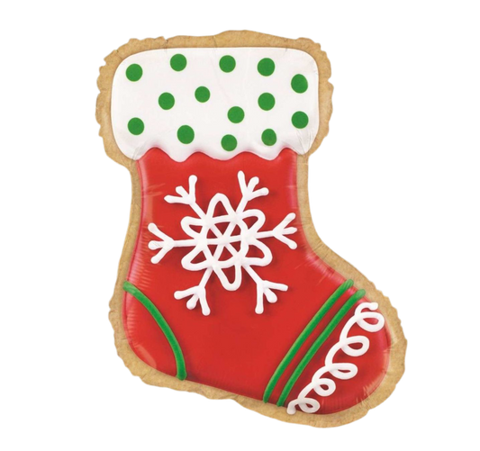 Christmas sock cookie
