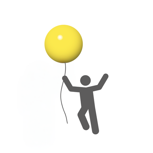 Öko-Riesenballon gelb
