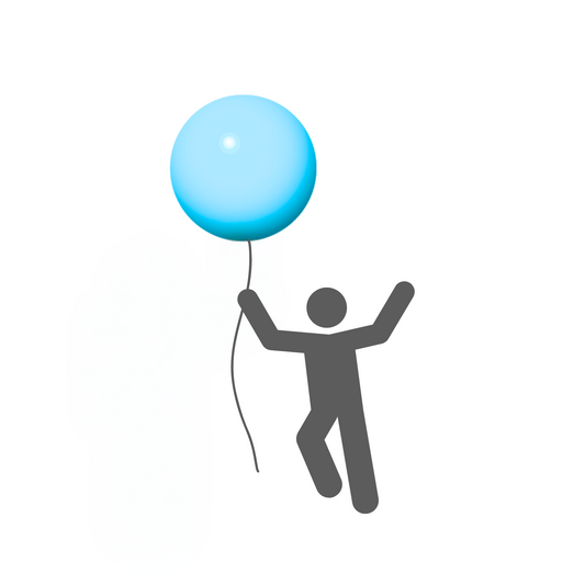 Eco Giant Balloon light blue