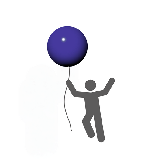Eco Giant Balloon Dark Blue