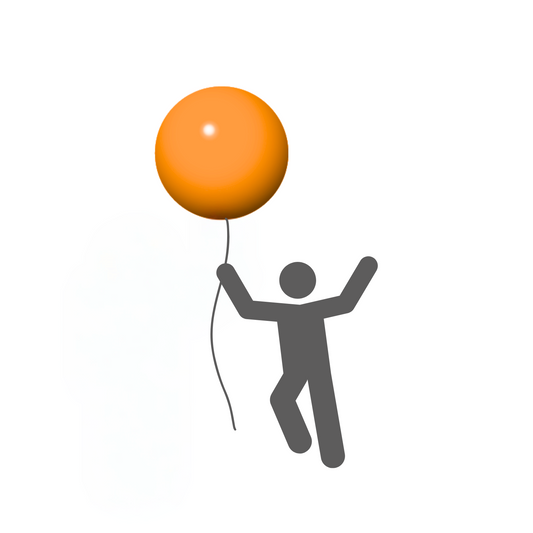 Eco Giant Balloon Orange