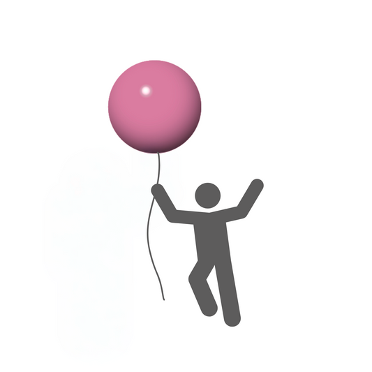 eco-giant balloon pink
