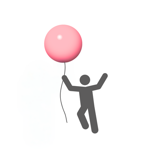 eco-giant balloon pink