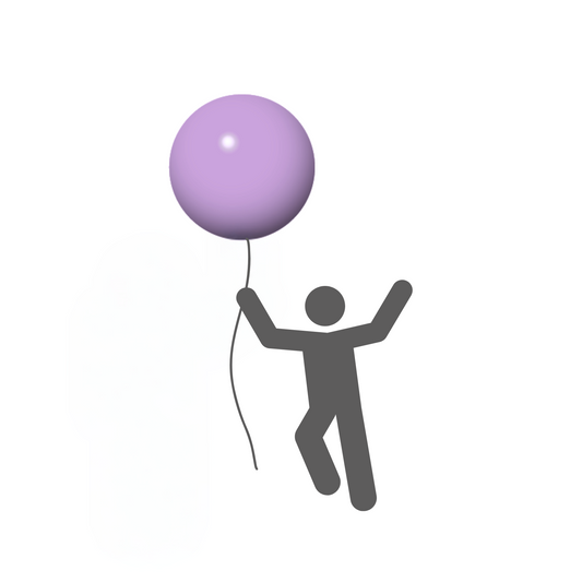 Giant balloon purple