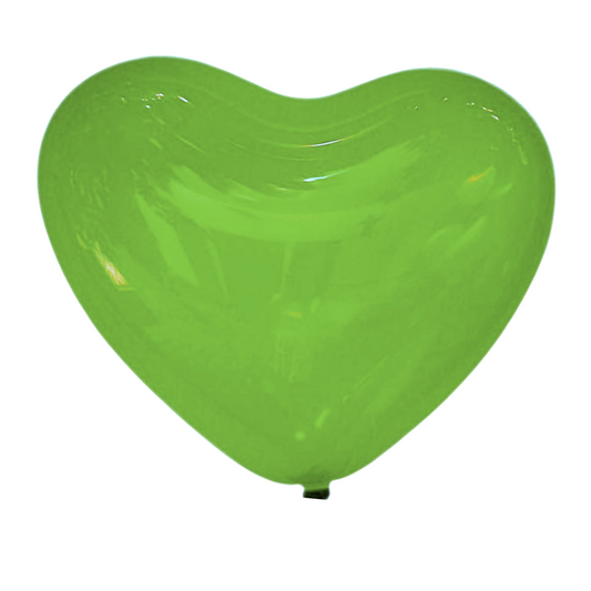 Herzballon grün