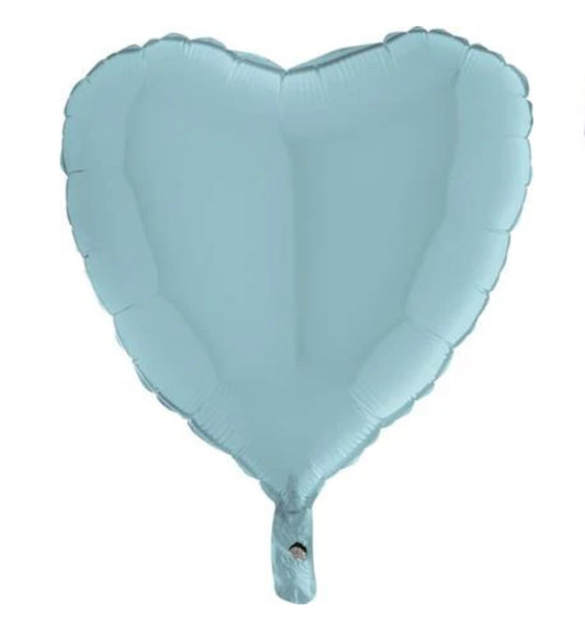 Herz pastellblau
