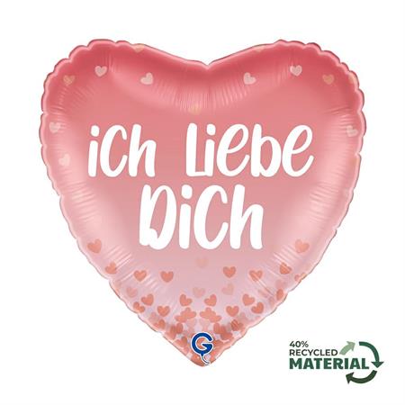 Herz Ich liebe dich rosa