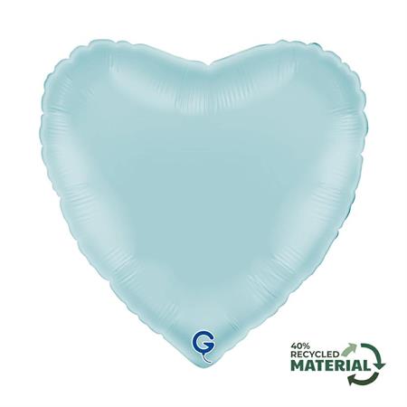 Heart pastel blue