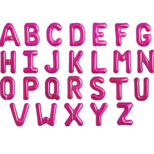Buchstaben magenta