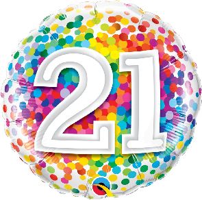 Numbers Confetti Rainbow