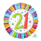 number radiant colored