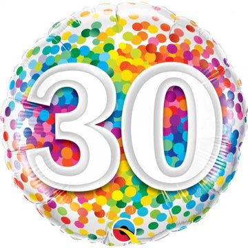 Numbers Confetti Rainbow