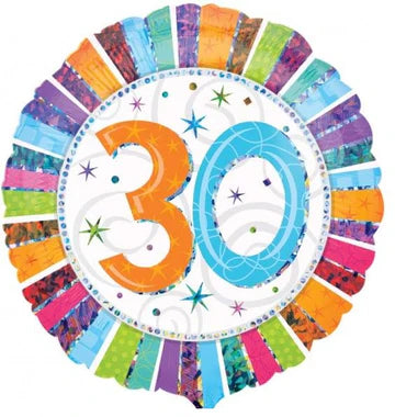 number radiant colored