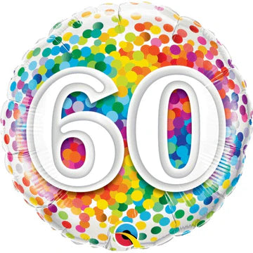 Numbers Confetti Rainbow