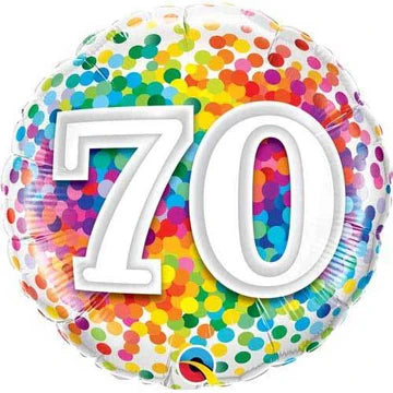 Numbers Confetti Rainbow
