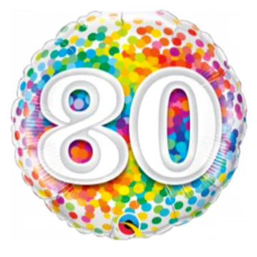 Numbers Confetti Rainbow