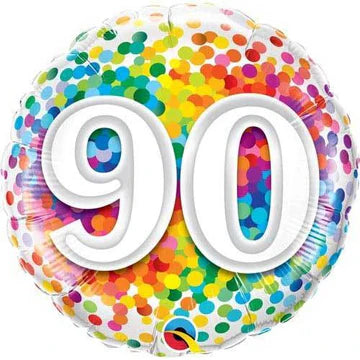 Numbers Confetti Rainbow