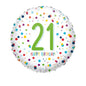 Zahlen Confetti Happy Birthday