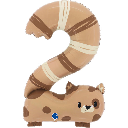 Zahl 2 Katze