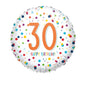 Zahlen Confetti Happy Birthday