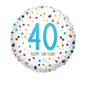 Zahlen Confetti Happy Birthday