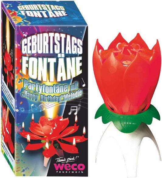 Geburtstags-Fontäne