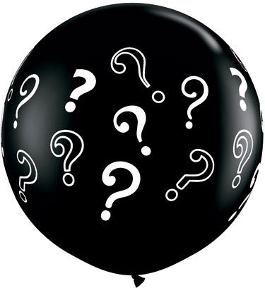 Gender Reveal Balloon "?" (no shipping)