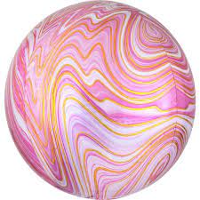 Orbz pink marbled