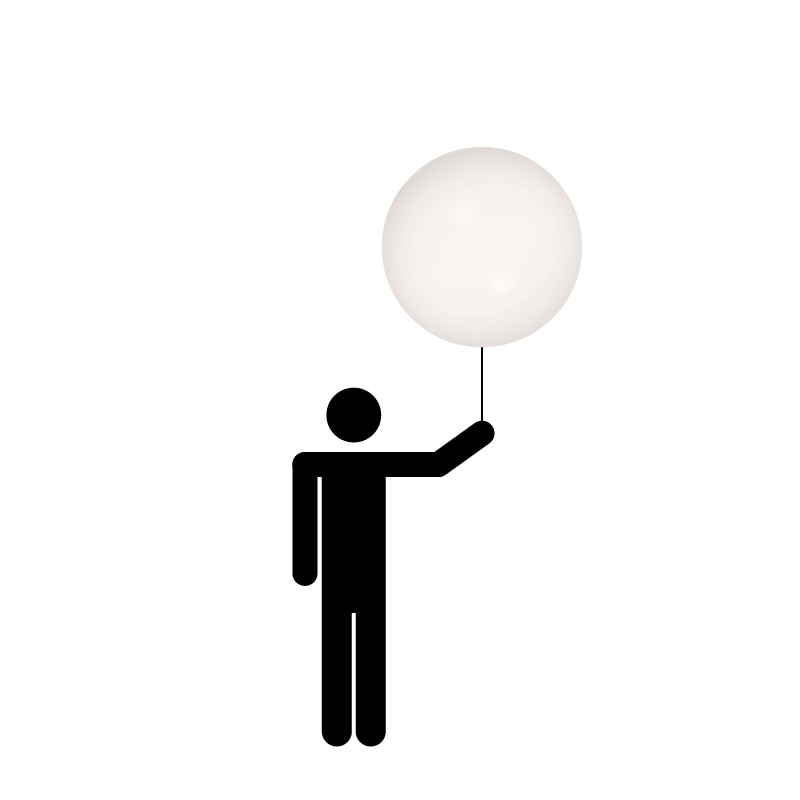 Eco Giant Balloon Transparent